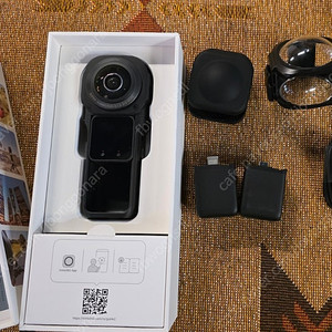 인스타360 one RS 1인치 360도 카메라 + 베터리, 렌즈가드 야외 브이로그 액션캠 추천