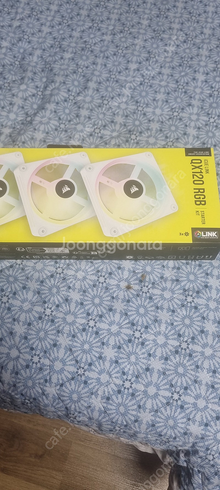 커세어 icue link qx120 화이트 스타터킷 팝...--0
