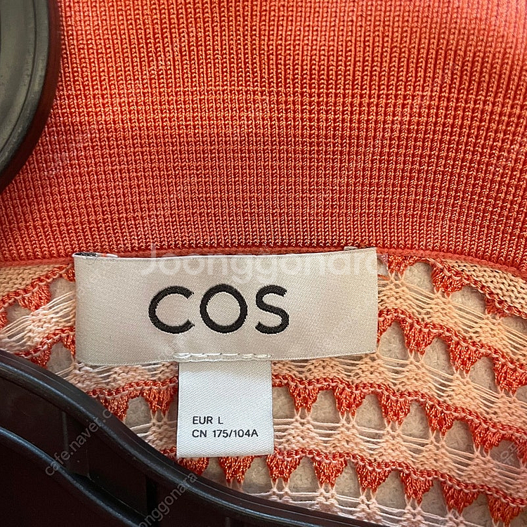 코스 여성 오픈니트폴로 반팔셔츠 L COS--3