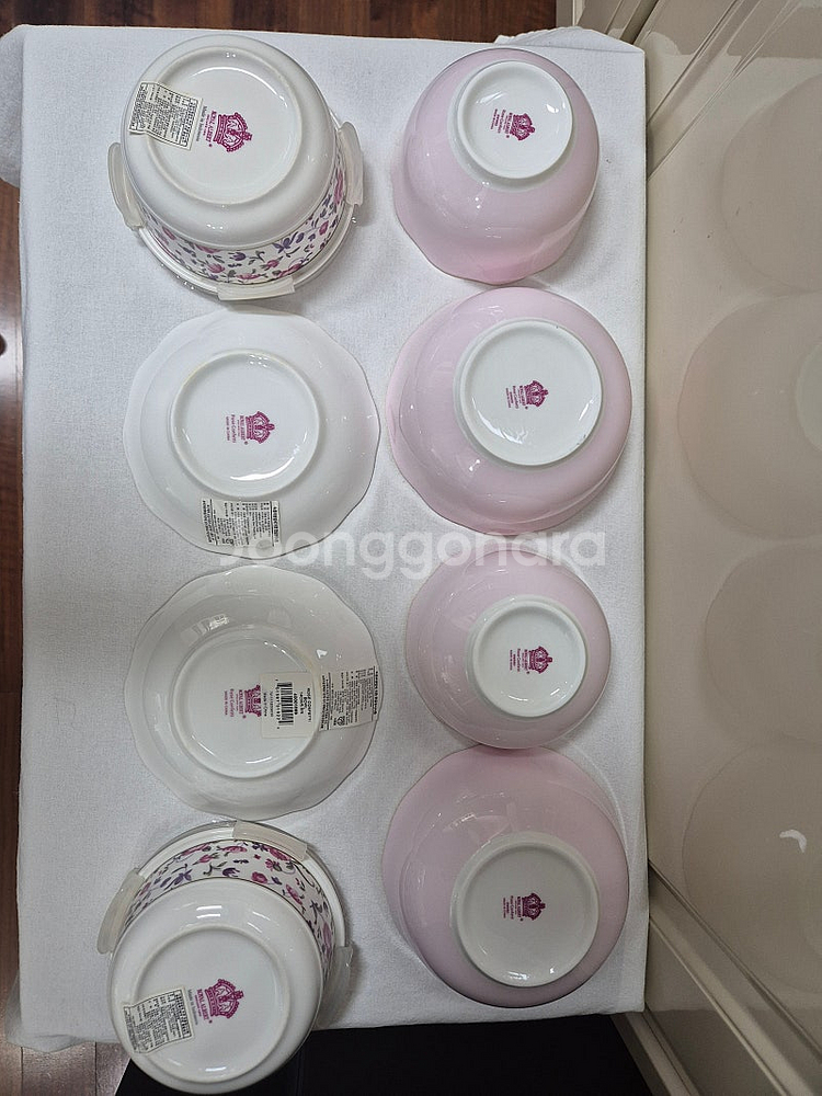 로얄알버트 로즈컨페티 한식기세트(8p)--1