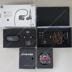 AKG N5005 이어폰 + 루시드 이어스 AIR 하이브리드 케이블