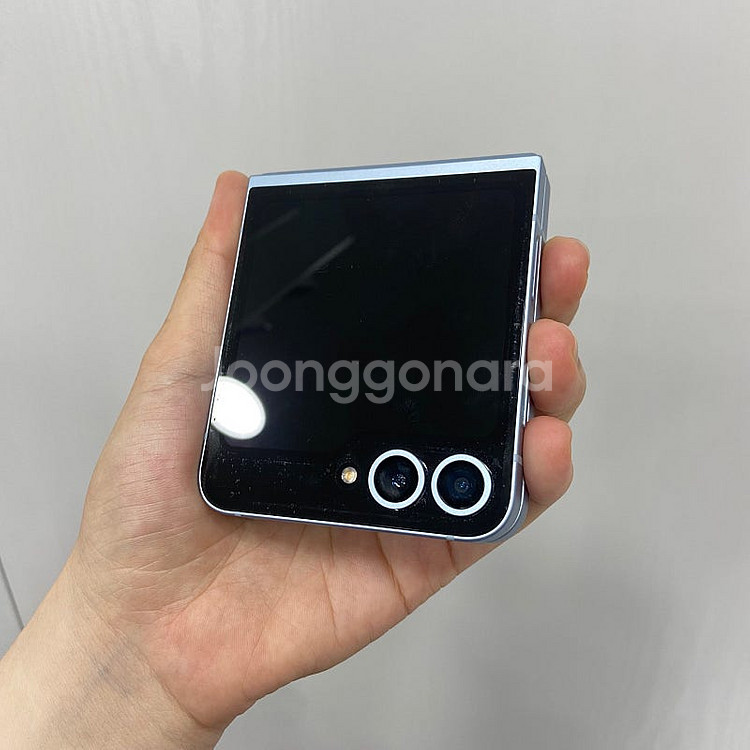 04739 갤럭시Z플립6 블루 256GBB 부산 중고폰...--3