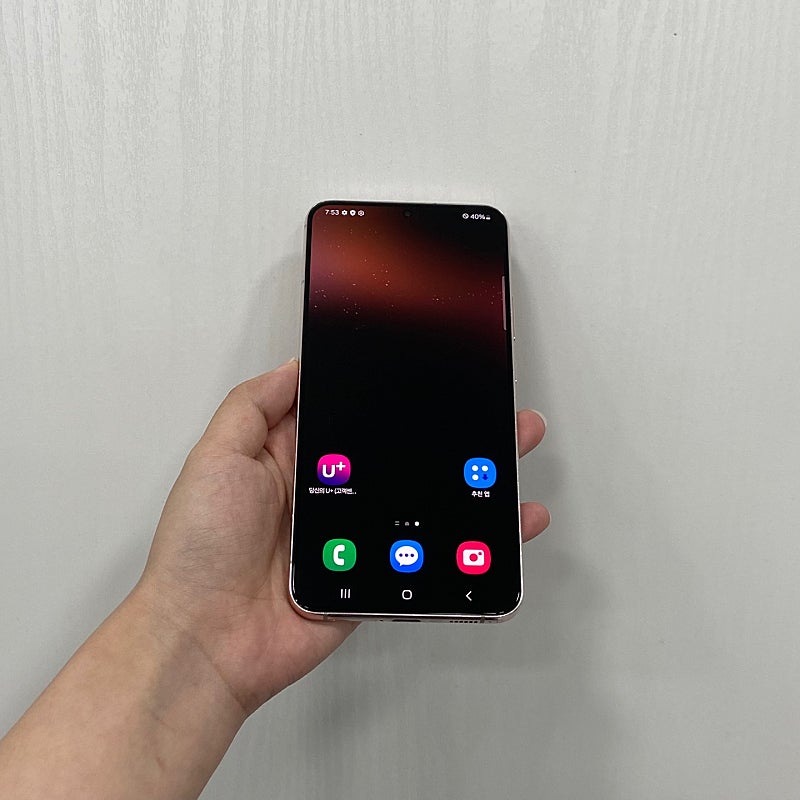 88091 갤럭시S22플러스 핑크 256GB 부산 중고폰 팝니다 26만원
