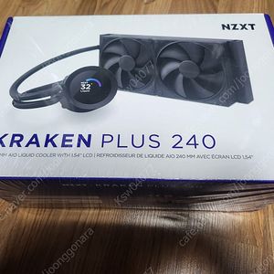 NZXT KRAKEN PLUS 240 미개봉 크라켄 플러스 2열 수냉쿨러 LCD
