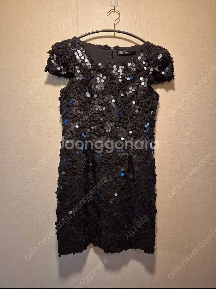 제시뉴욕 고퀄 면 스팽글 원피스 M--0