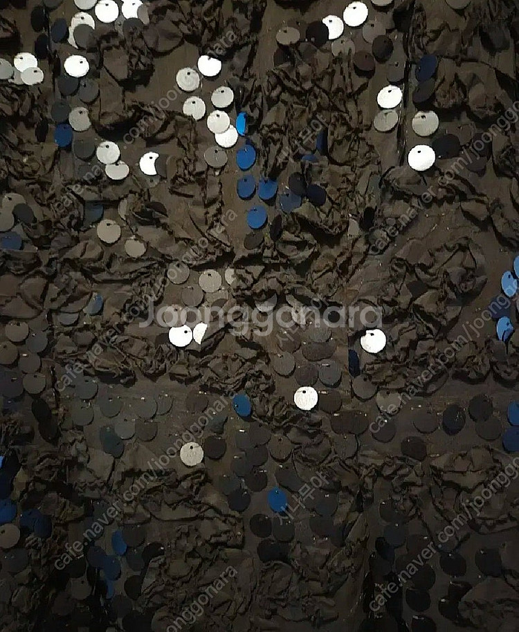 제시뉴욕 고퀄 면 스팽글 원피스 M--2