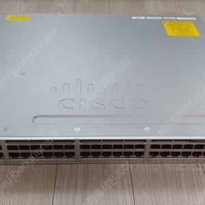 시스코 C3850, C3650 스위치 - 10기가 SFP+ 4포트, 1G 48포트 CISCO 허브 / PoE 지원