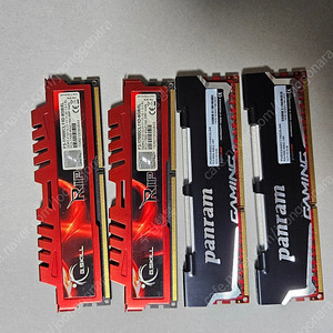 cpu (intel i5 4690 / ram (ssr3 램) Panram 8g (2). g.skill 8g(2) / hdd