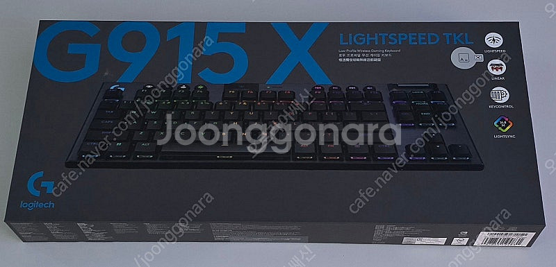 로지텍 G915 X TKL 무선 키보드 + G502 X...--0