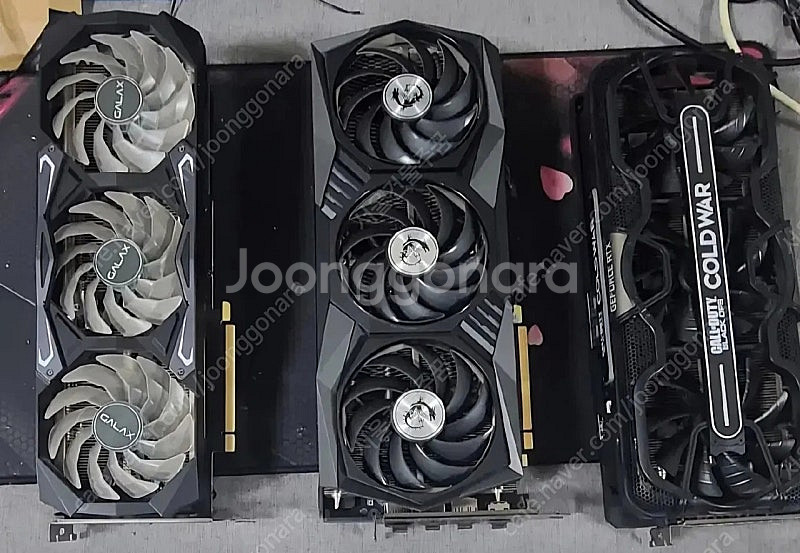 갤럭시 이엠텍 RTX3070 3팬 2팬 그래픽카드 싸게...--0