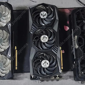 갤럭시 이엠텍 RTX3070 3팬 2팬 그래픽카드 싸게 팝니다