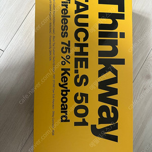 Thinkway TAUCHE.S 501 키보드 새상품 카밍베이지 저소음적축