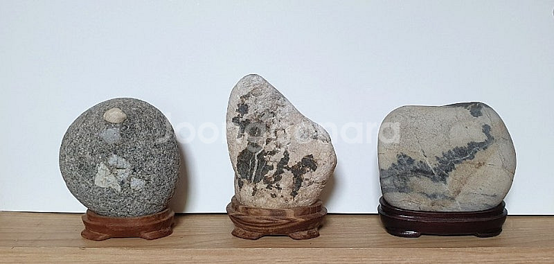수석 / 문양석 3점--0
