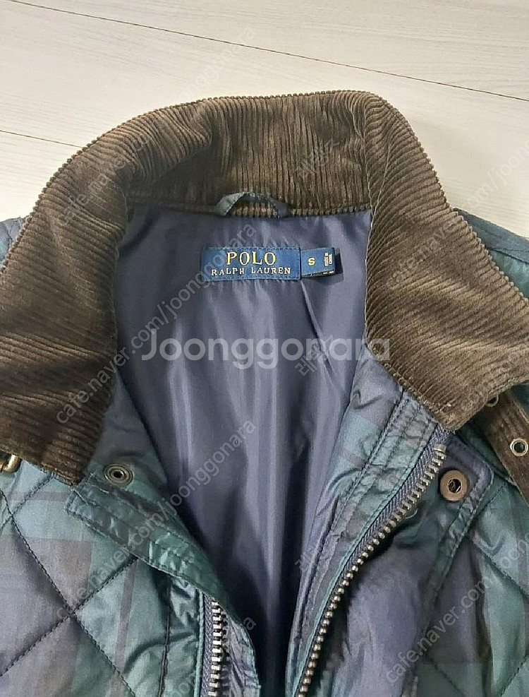 폴로 블랙와치 타탄 체크 퀼팅자켓s/사파리 필드코트 헌...--1