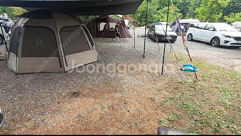 블랙코팅 대형 렉타 타프 (블랙) 6m*4.4m--1