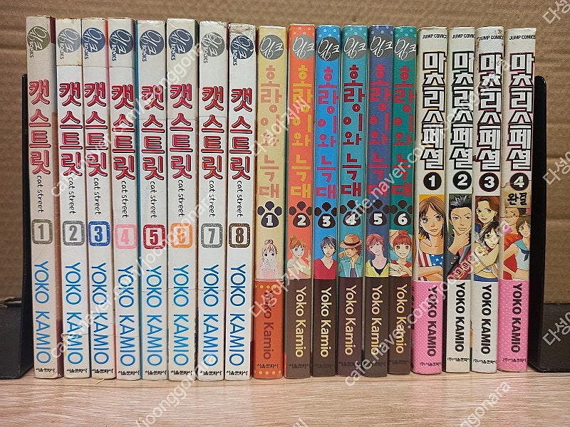 캣스트릿1-8완+호랑이와 늑대6완+마츠리 스페셜1-4완 (꽃보다 남자 만화 작가 작품 3종) 합 18권