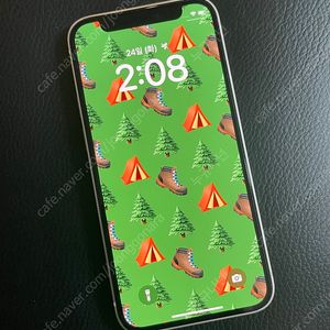 아이폰12미니 128 화이트 배터리87퍼