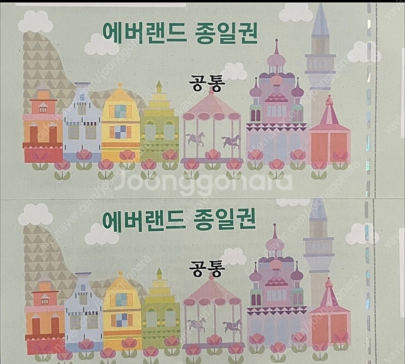에버랜드 종일권 25년 7월31까지--0