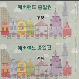 에버랜드 종일권 25년 7월31까지