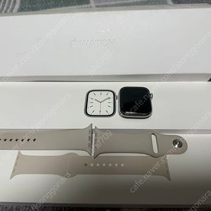 애플워치7 45mm 스테인리스 (실버)