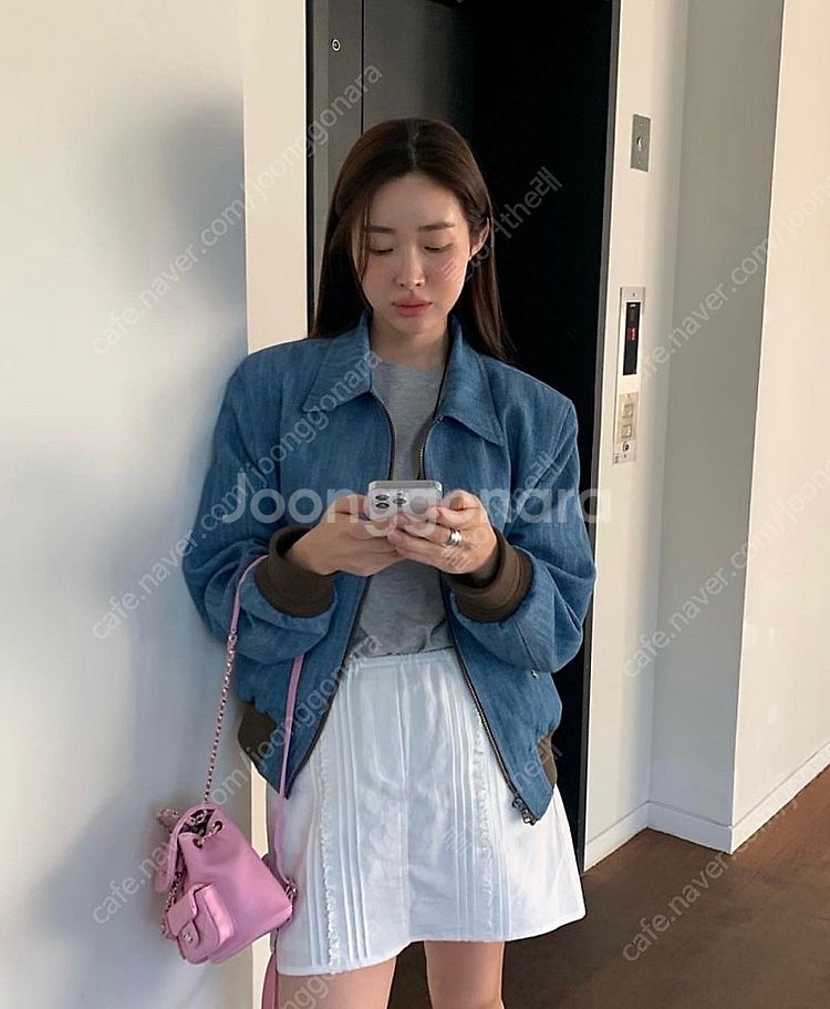 샤넬 듀마 투포켓 스몰 핑크 듀마백팩--0