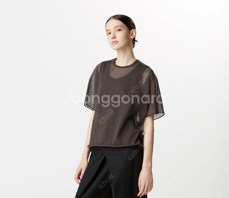 이세이미야케 하트 HAAT 컬링 니트탑~--1