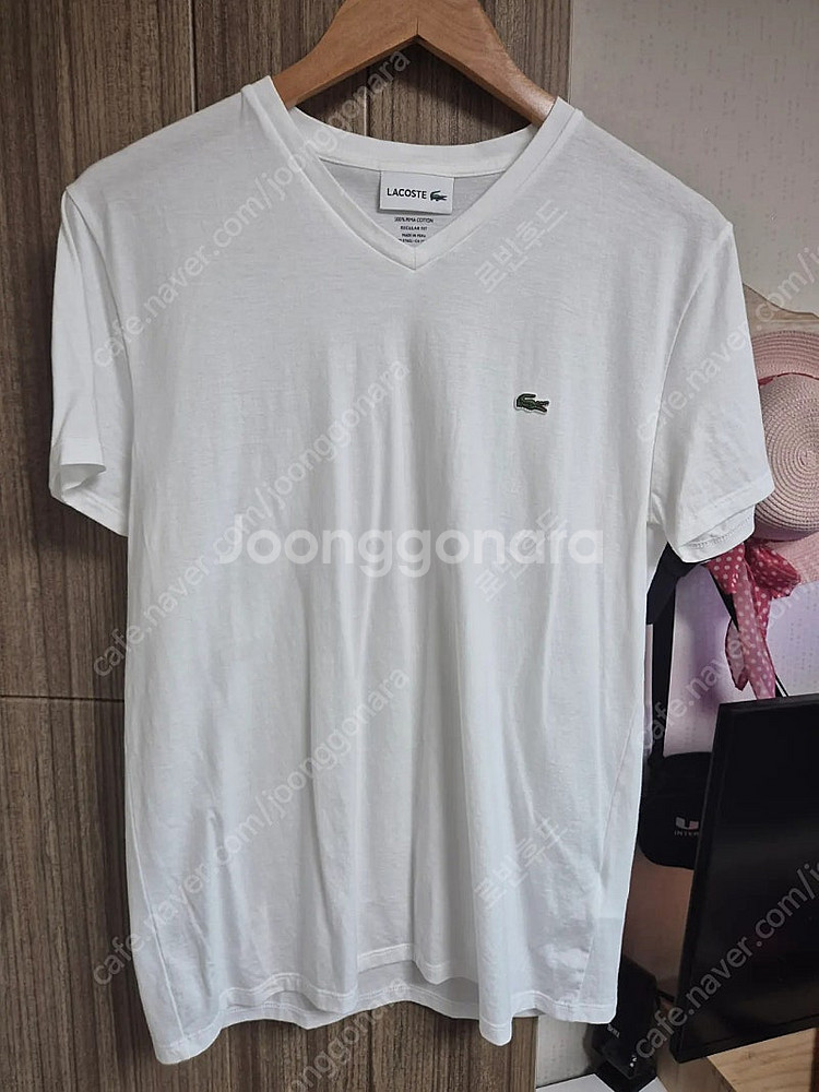 라코스떼 브이넥 티셔츠 M--0