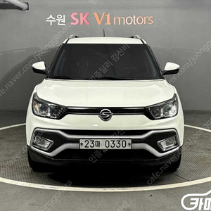 중고차 티볼리 에어 2WD 디젤 1.6 RX (5인승) 2016 년식 흰색 중고자동차 가격