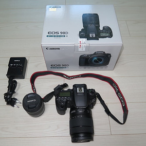 캐논 90D DSLR 정품등록 안한 신품급 렌즈 두개와 169만에팝니다
