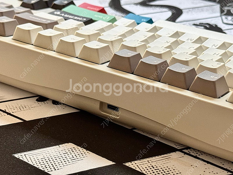 Nagare80 크림 폼떡 커스텀 키보드 [나가리80,...--3