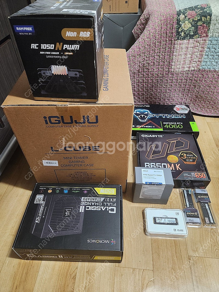 라이젠 7500F , RTX 4060 , 램 32GB ...--2