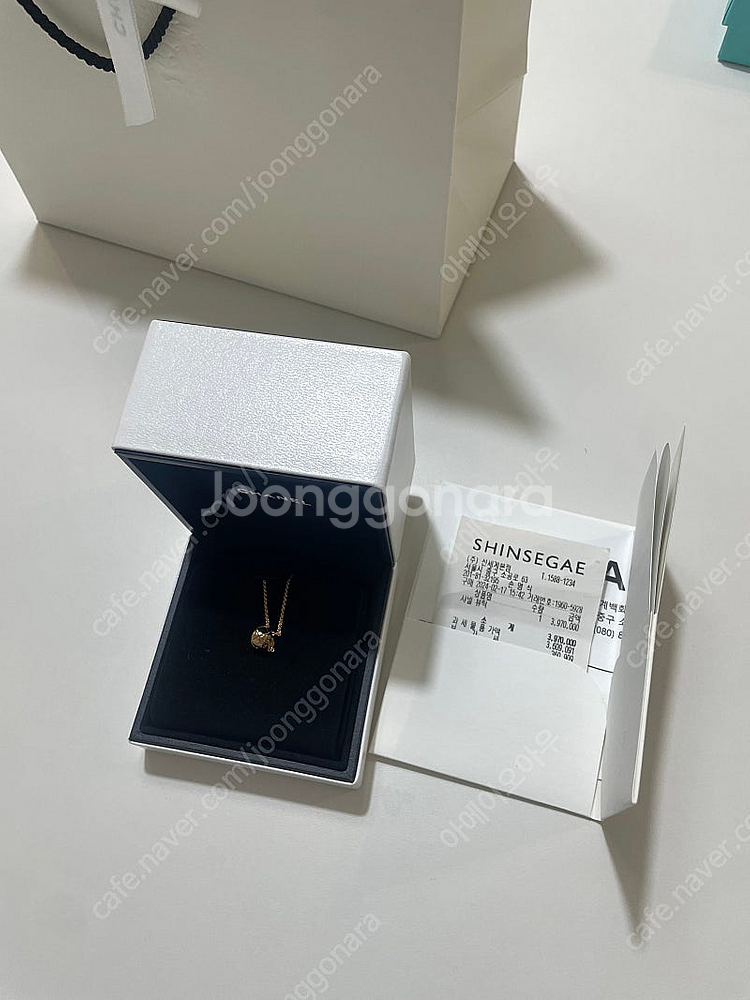 샤넬 코코크러쉬 목걸이 베이지골드--3