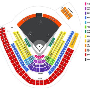 7월 18, 19일 수원 KT vs 한화 3루 응원지정석, 스카이존 팝니다