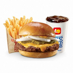 롯데리아 클래식치즈버거 (세트)