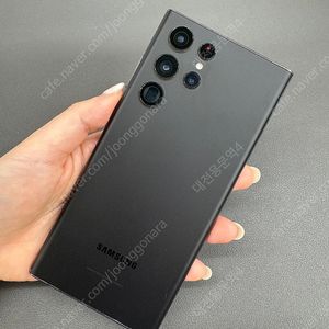 [대전중고폰] 072834 갤럭시S22울트라 블랙 256G 무잔상 판매합니다