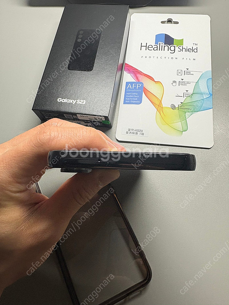 갤럭시s23 256기가 팬텀블랙 상태최고 sss--1
