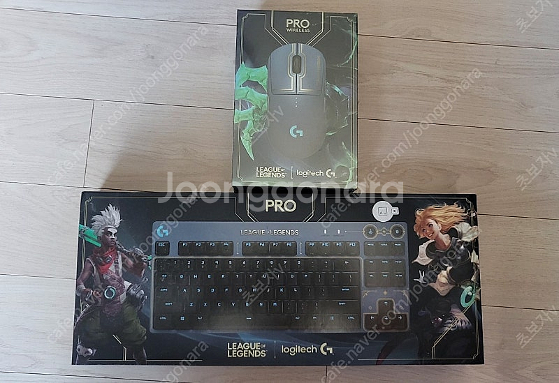 로지텍 G PRO 롤 에디션 키보드+마우스 판매합니다--0