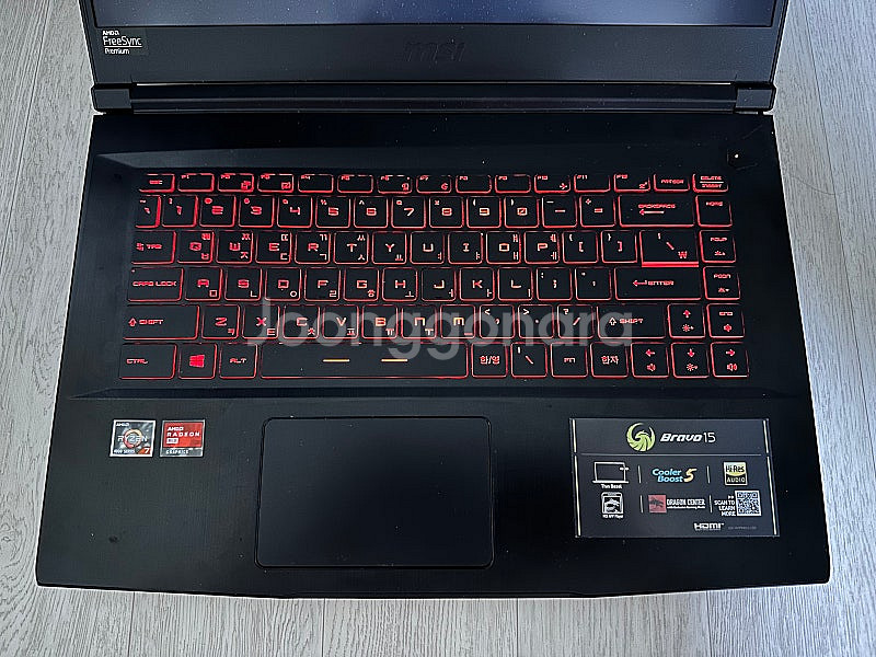 MSI 브라보 15 A4DDR 라이젠7 4800H 8코...--4