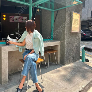 식스앤어하프 LUNA 가디건 민트 M