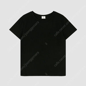 식스앤어하프 CREW NECK TEE - BLACK S사이즈