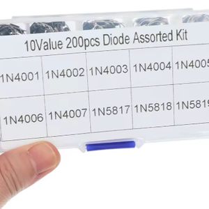200Pcs 10 값 정류기 다이오드 모듬 키트 판매