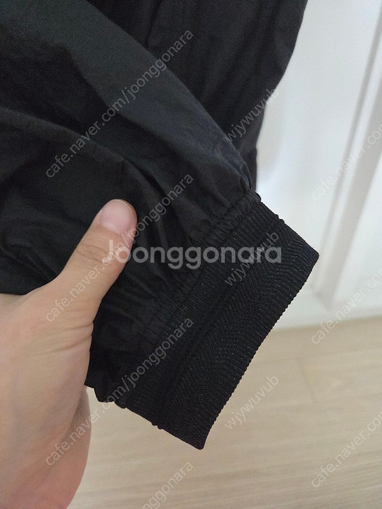 한섬 타임 후드바람막이 블랙--9