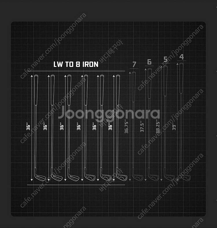 아보다 오리진 콤보 렝스 블랙 아이언(디샘보 아이언)--5