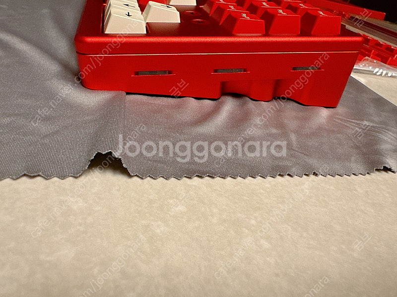 TX87 V2 TKL 레드 + GMK하몽키캡 커스텀키보...--3