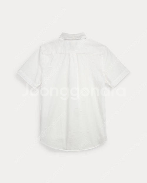 폴로 보이즈 반팔 셔츠 시어서커 화이트 XL 새상품--5