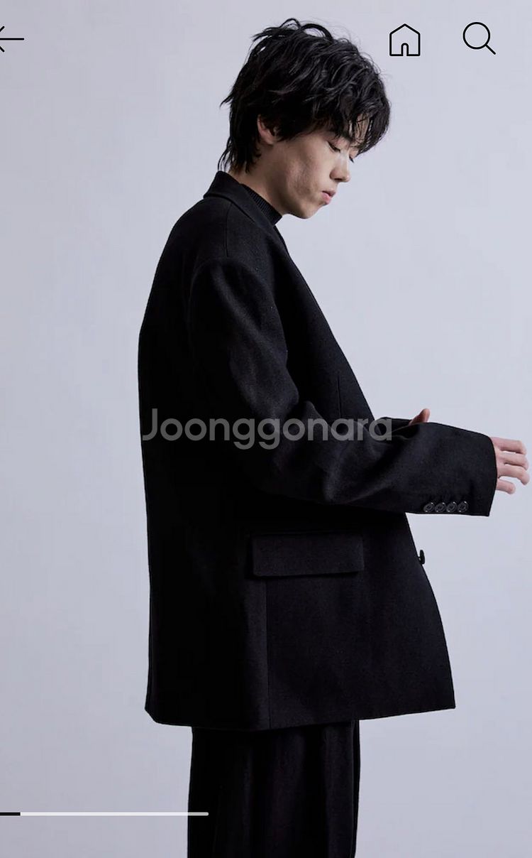 준지 오버핏 블레이저, 코튼 와이드 카고팬츠 싸게 팝니...--2