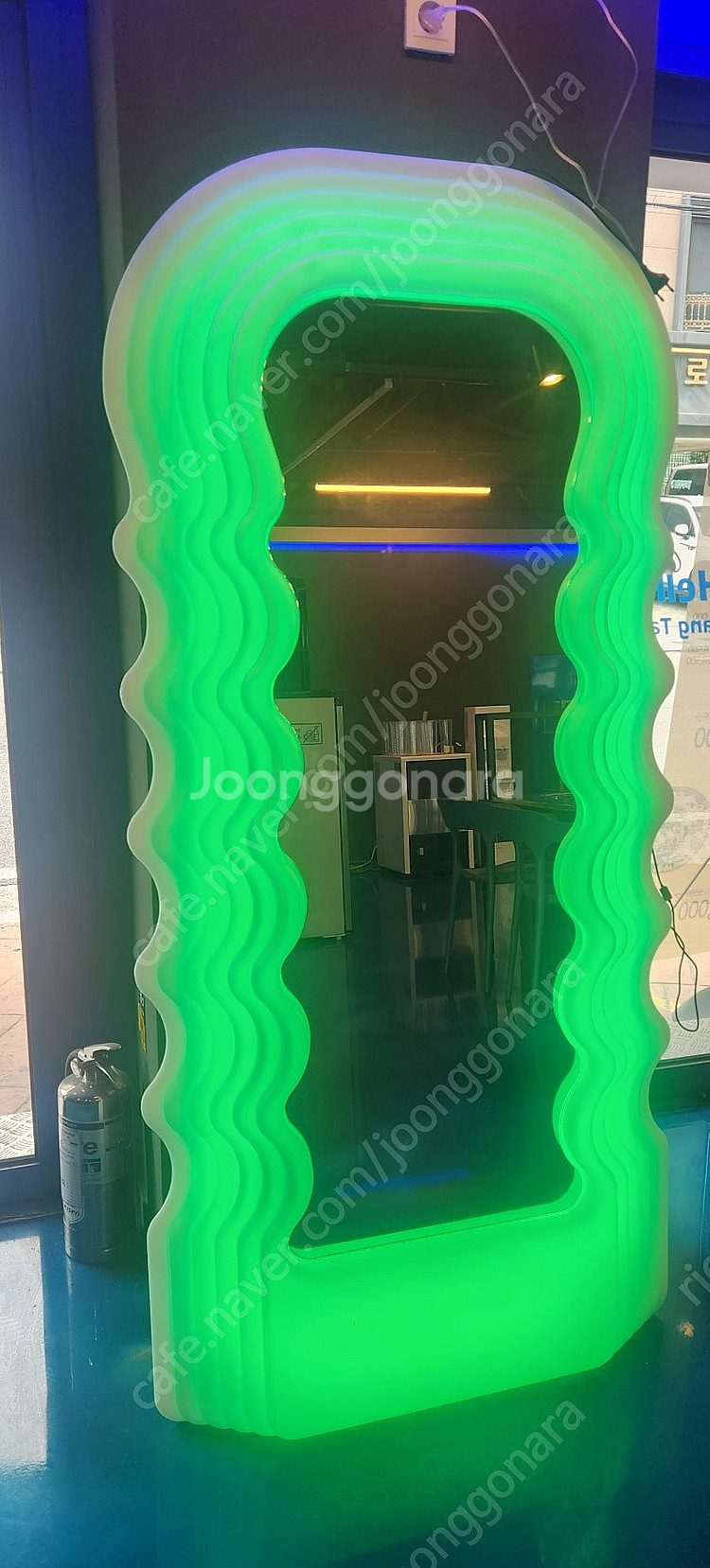 LED 물결 거울 스탠드 전신 거울 업소 인테리어 소품...--4