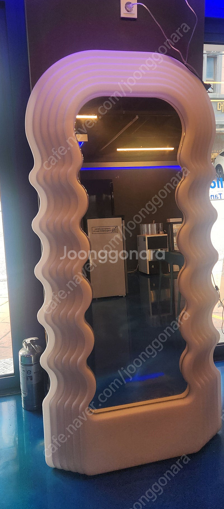 LED 물결 거울 스탠드 전신 거울 업소 인테리어 소품...--5