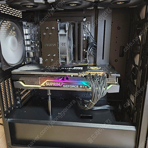 7500F B650M SSD2TB 3080 슈프림 X 1000W 골드파워 본체팝니다