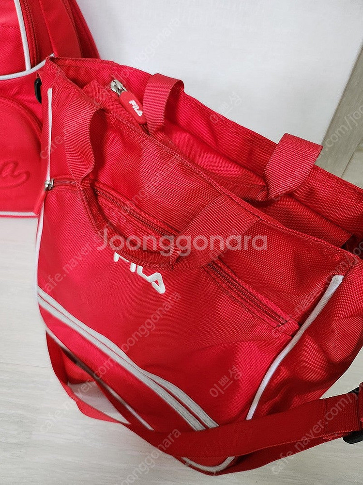 휠라 책가방,보조가방,필통세트--3